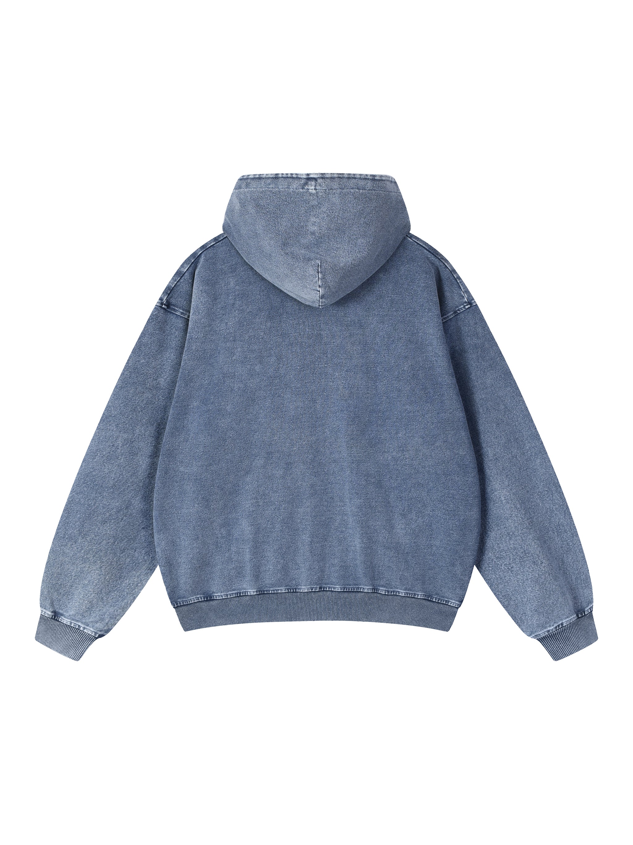 ŁATWOGANG drop 05 — Bluza z kapturem Snow Wash Oversized Zip-Up - ŁATWOGANG™ — detal (3/8)
