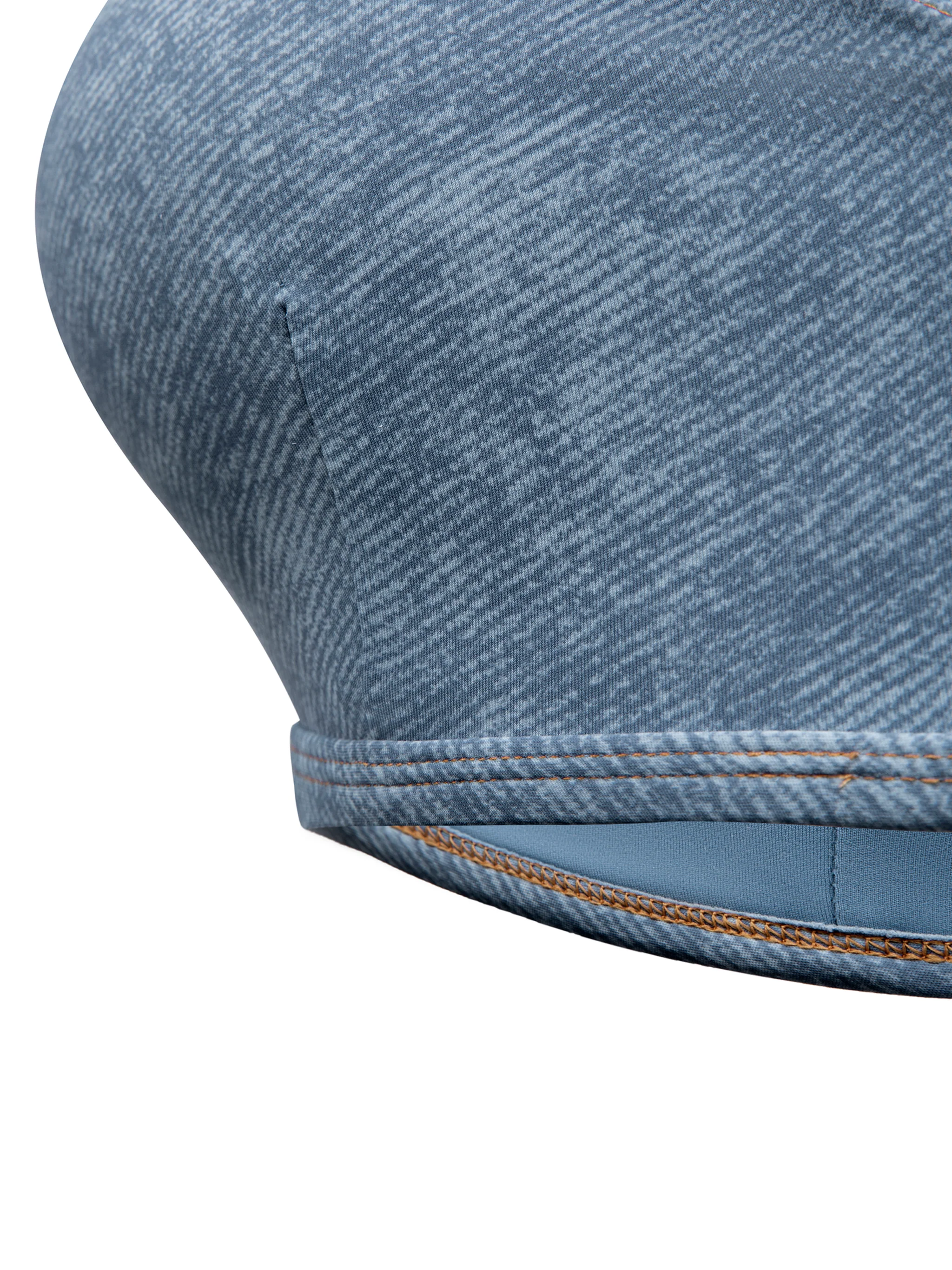 ŁATWOGANG drop 04 — Damski biustonosz sportowy Faux Denim - ŁATWOGANG™ — widok 10 (10/11)