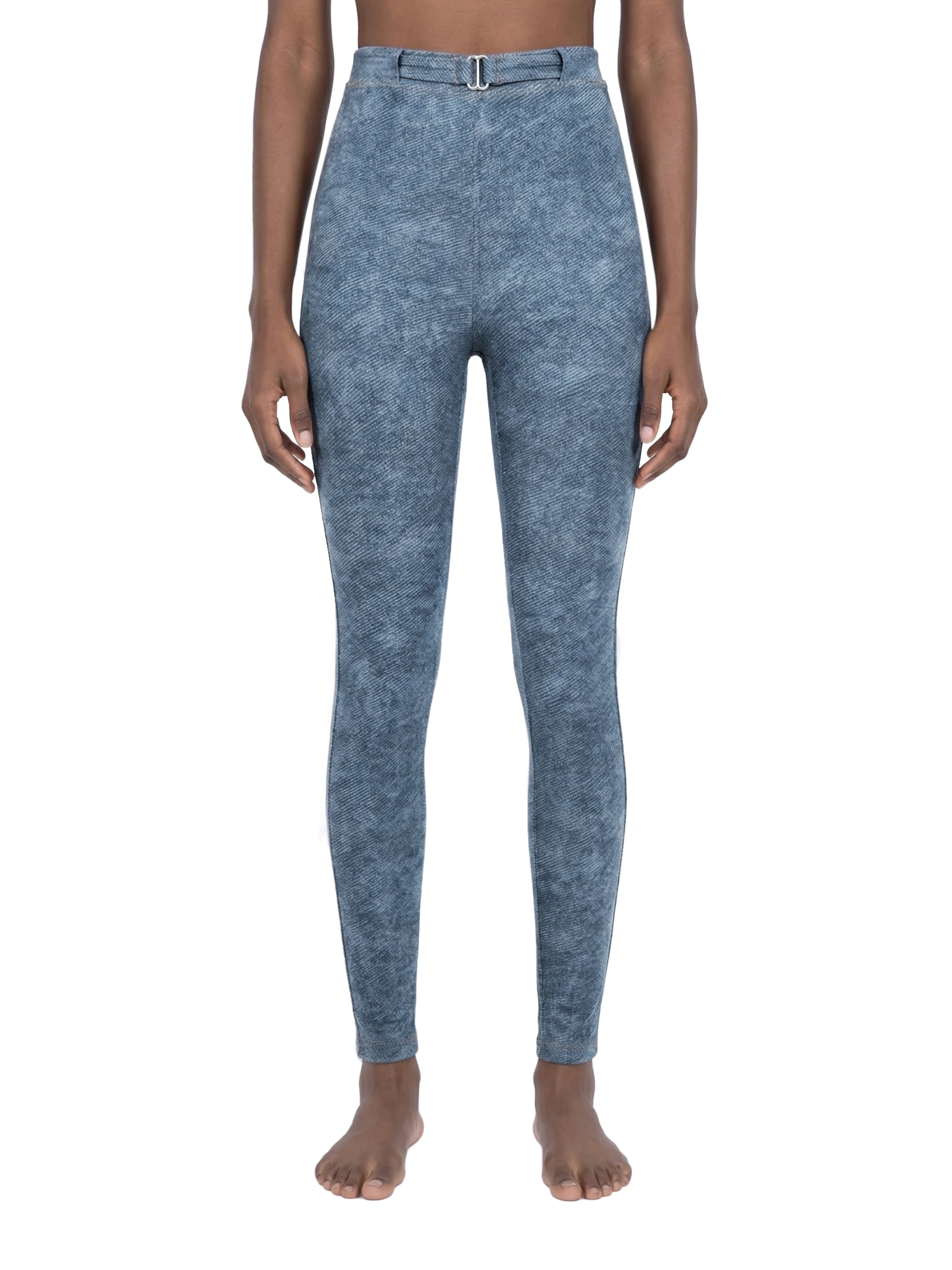 ŁATWOGANG drop 03 — Legginsy damskie Faux Denim Zip-Fly - ŁATWOGANG™ — lookbook (4/14)