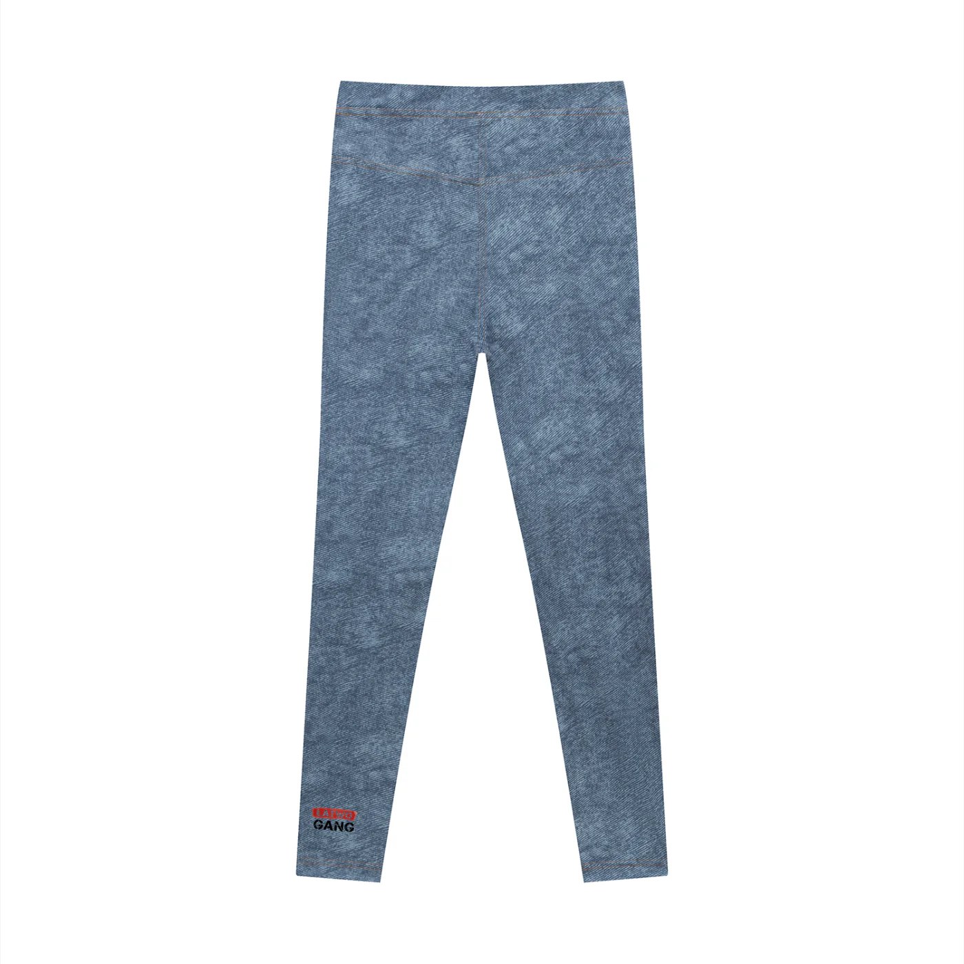ŁATWOGANG drop 03 — Women's Faux Denim Zip-Fly Leggings - ŁATWOGANG™