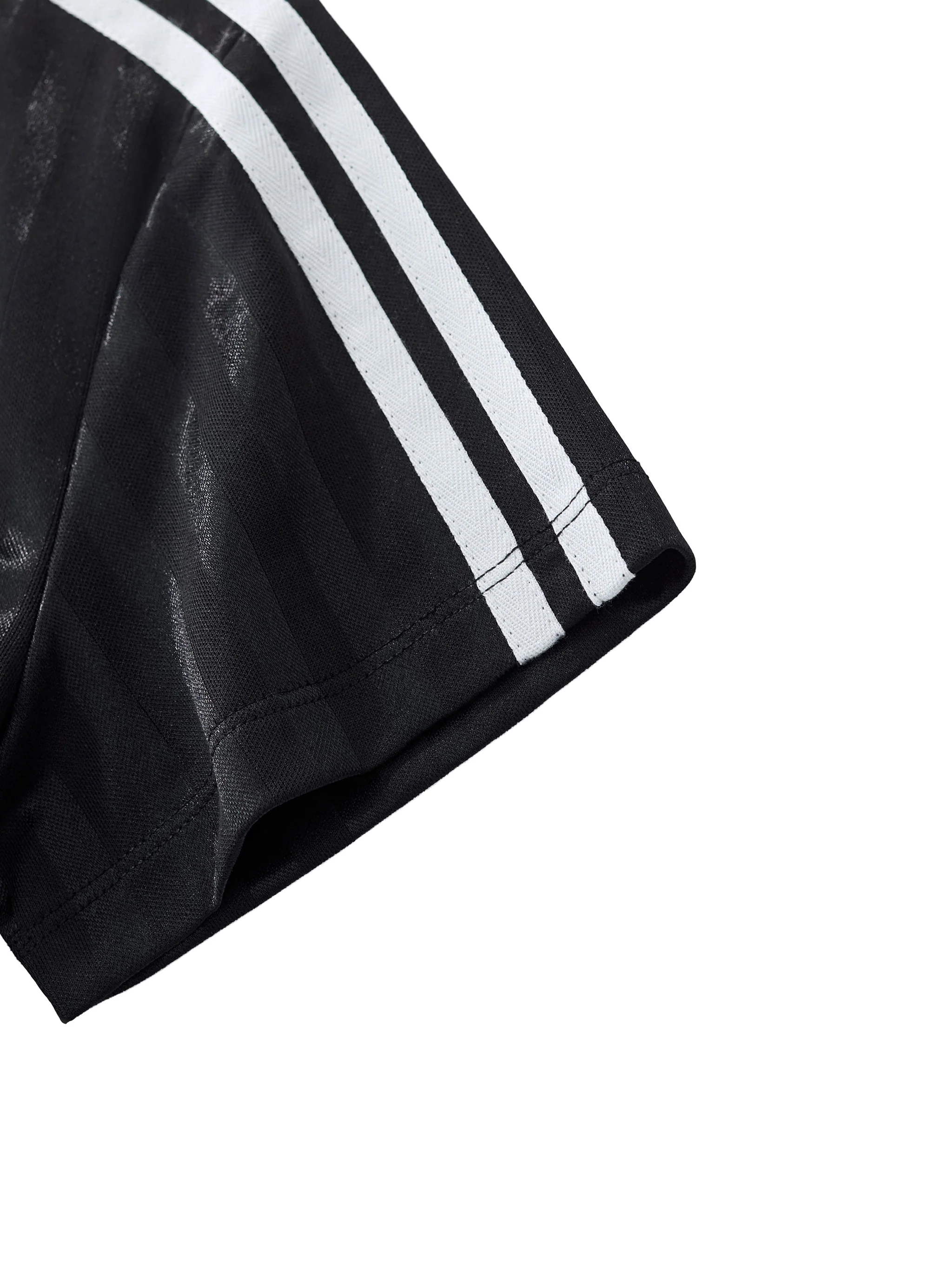 ŁATWOGANG drop 29 — Koszulka Cropped w Paski z Kołnierzykiem - ŁATWOGANG™ — widok 10 (10/14)