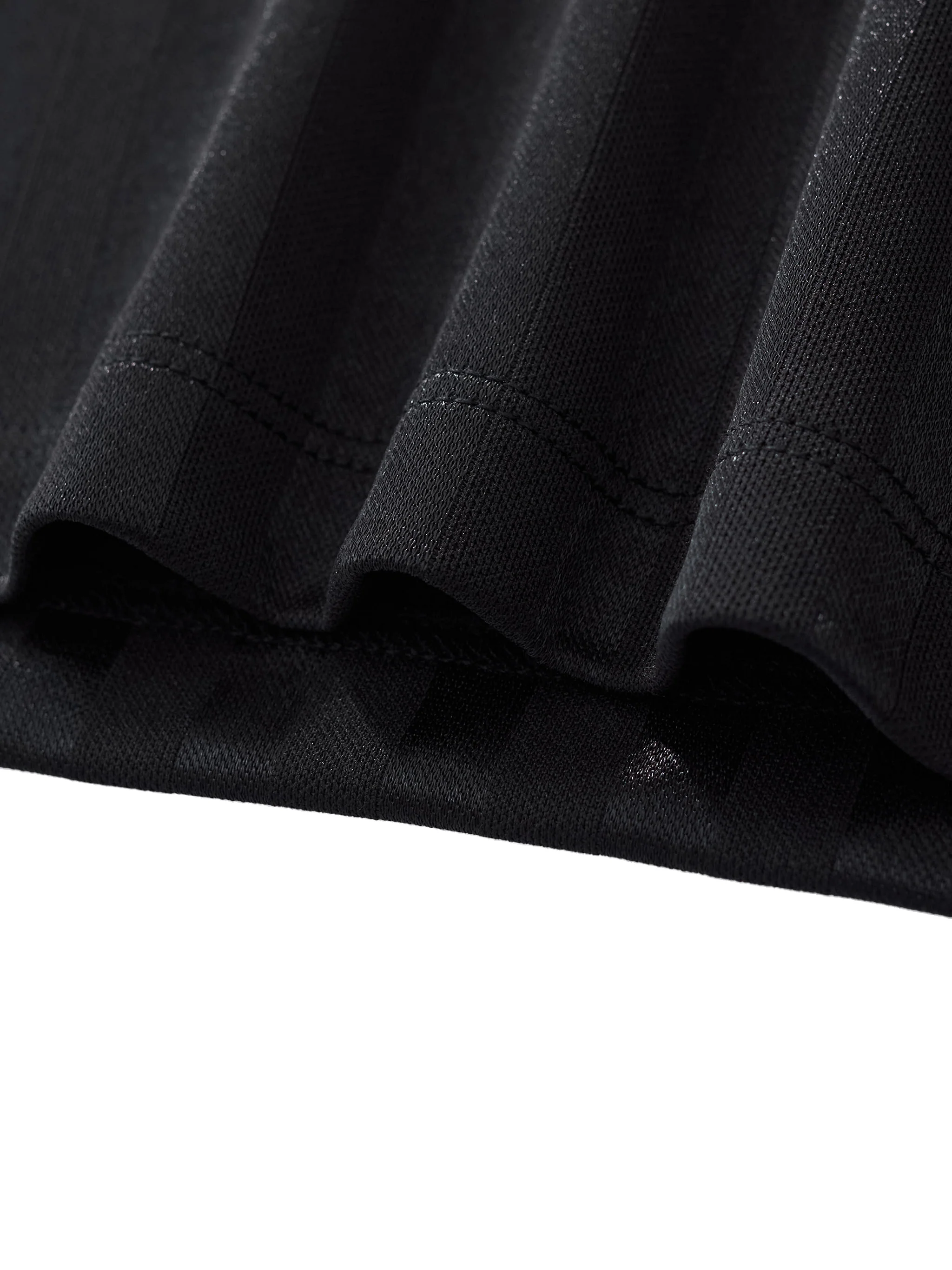 ŁATWOGANG drop 29 — Koszulka Cropped w Paski z Kołnierzykiem - ŁATWOGANG™ — widok 11 (11/14)