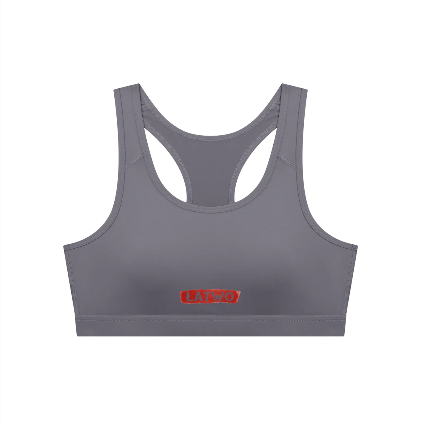 ŁATWOGANG drop 32 — Women\'s Cropped Sports Top - ŁATWOGANG™ — widok 7 (7/26)