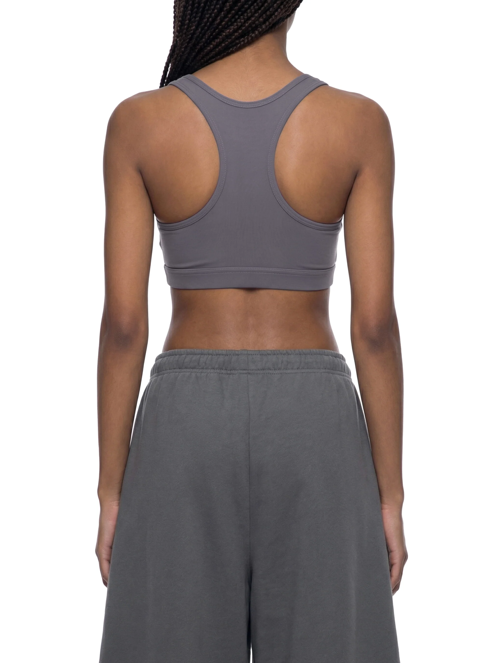 ŁATWOGANG drop 32 — Women\'s Cropped Sports Top - ŁATWOGANG™ — widok 18 (18/26)