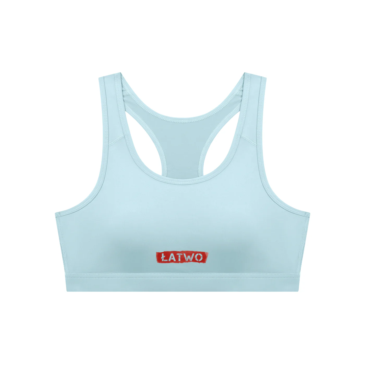 ŁATWOGANG drop 32 — Women\'s Cropped Sports Top - ŁATWOGANG™ — widok 11 (11/26)