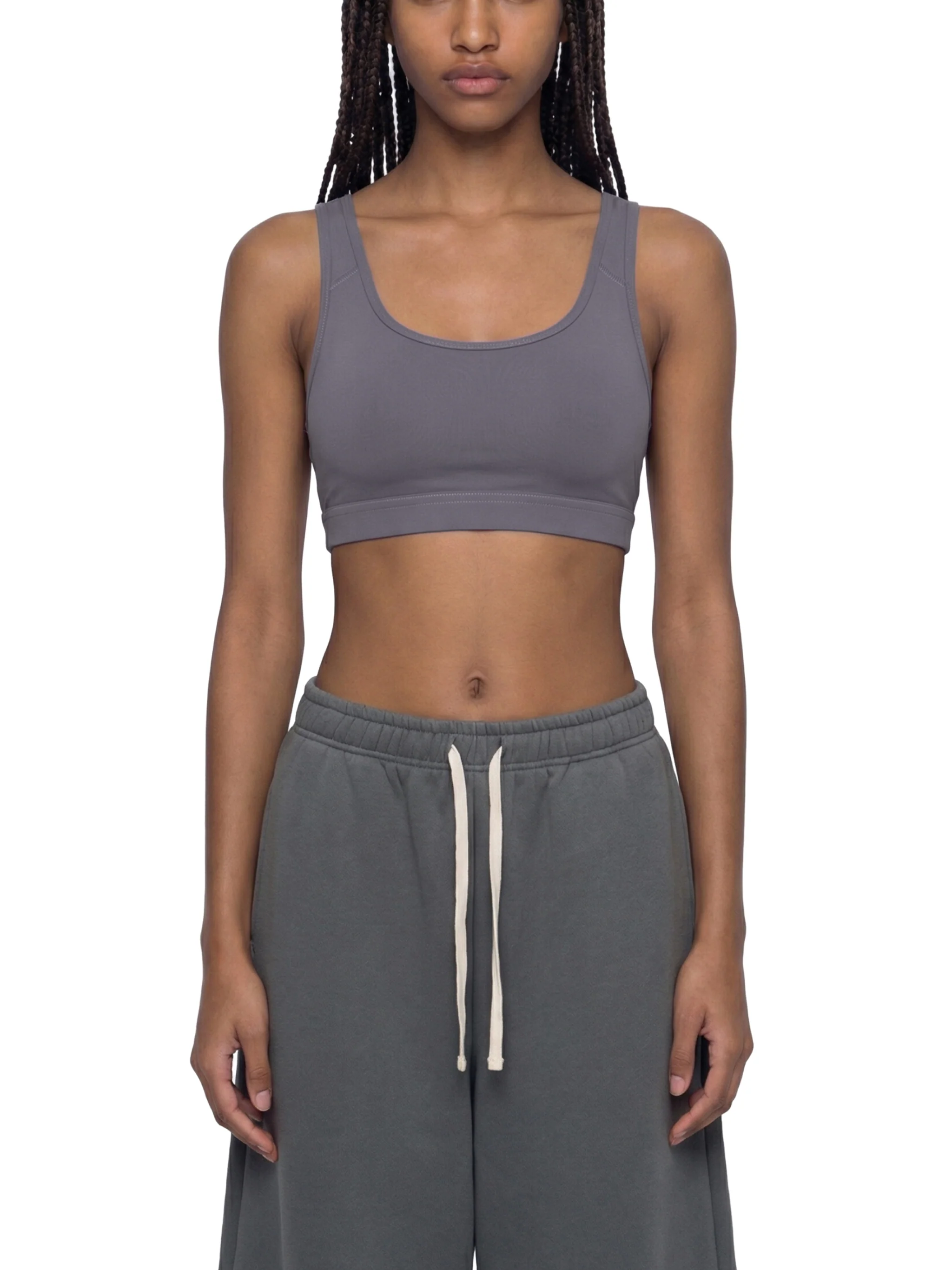 ŁATWOGANG drop 32 — Women\'s Cropped Sports Top - ŁATWOGANG™ — widok 16 (16/26)