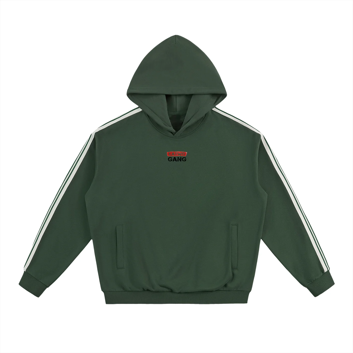 ŁATWOGANG drop 34 — Side Stripe Drop Shoulder Hoodie — widok 6 (6/13)