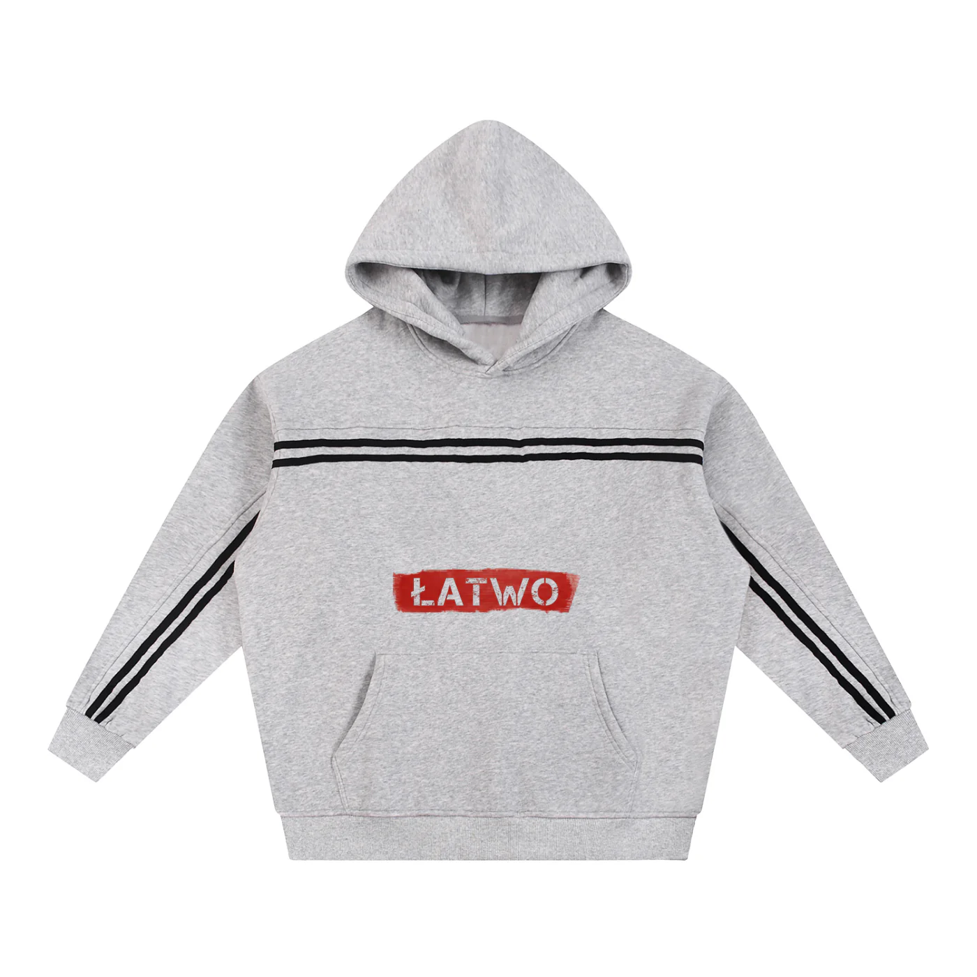 ŁATWOGANG drop 35 — Худі Sun Fade Contrast Tape - ŁATWOGANG™ — detal (3/21)