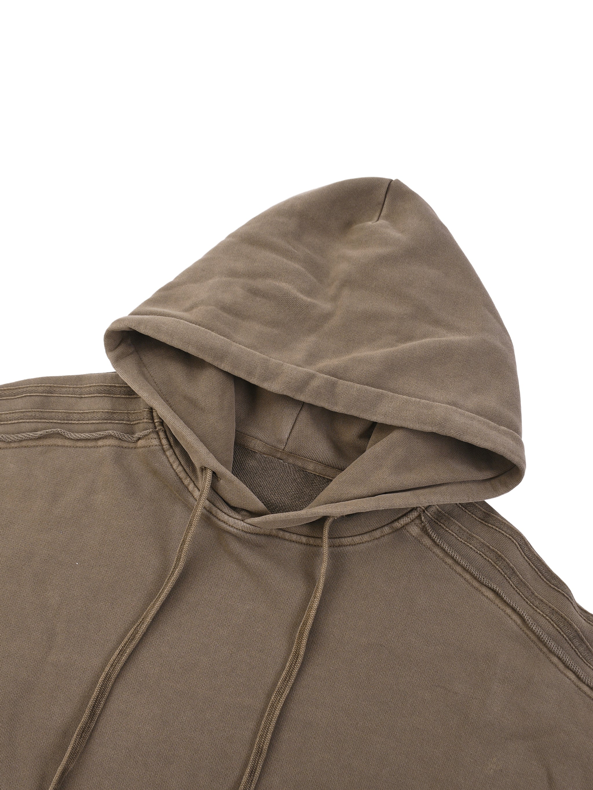 ŁATWOGANG drop 36 — Snow Washed Tape Raw Edge Hoodie — widok 10 (10/14)