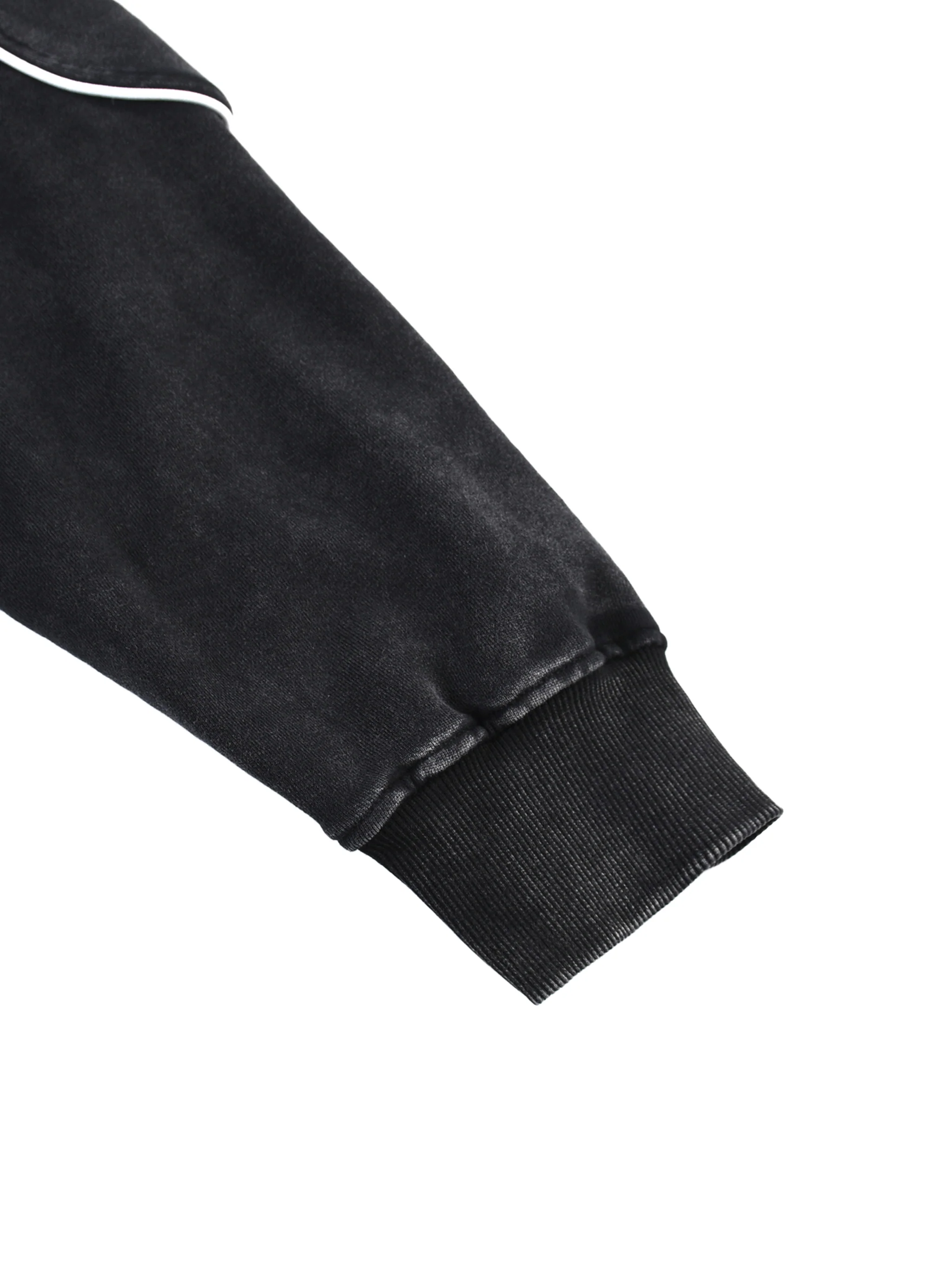 ŁATWOGANG drop 38 — Bluza Mineral Wash Piping Raw Hem - ŁATWOGANG™ — szczegół (5/8)