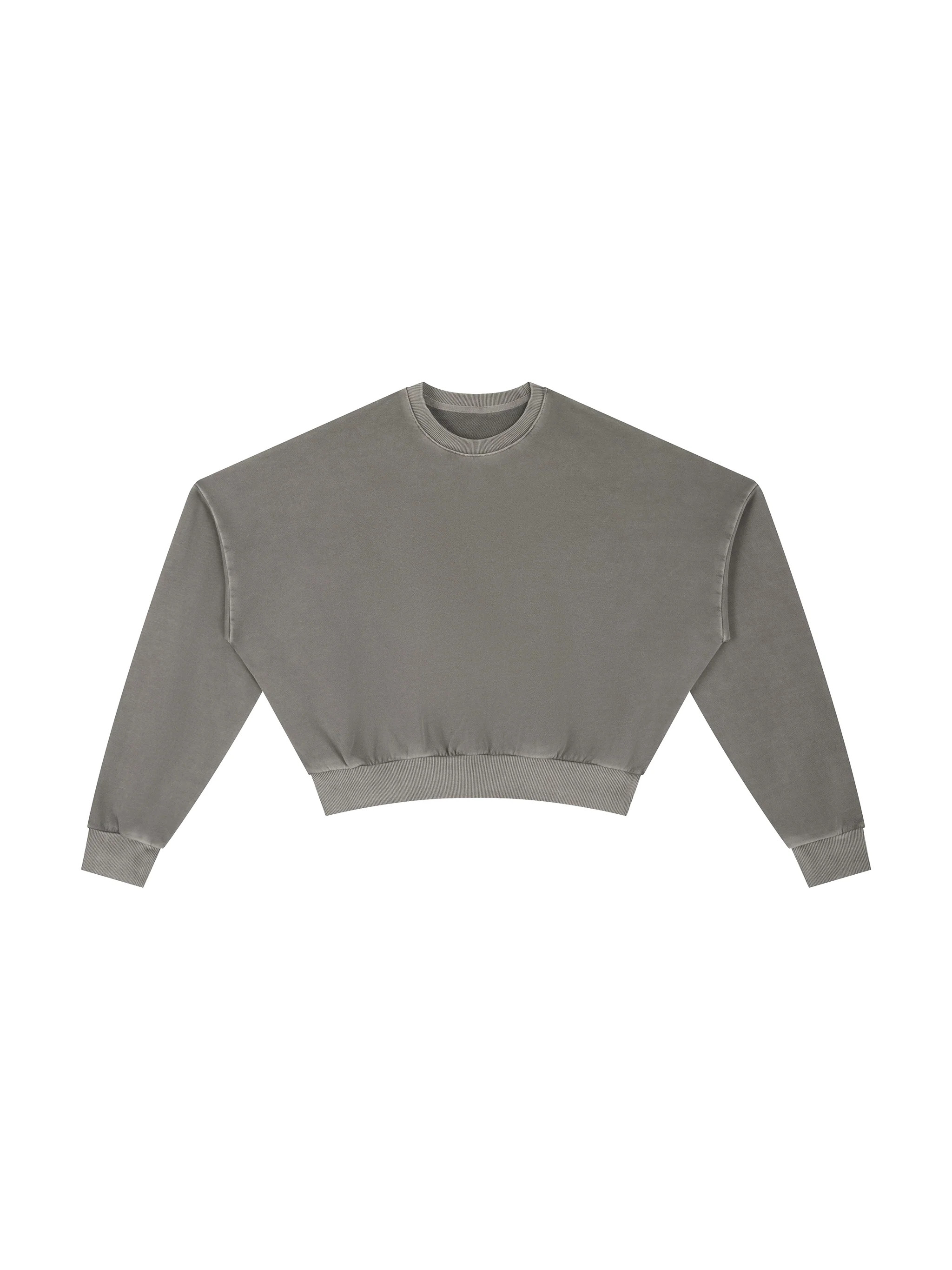 ŁATWOGANG drop 39 — Vintage Washed Cropped Sweatshirt - ŁATWOGANG™ — widok 7 (7/13)