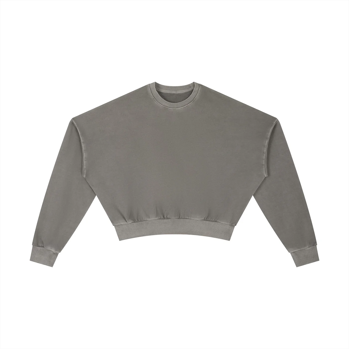 ŁATWOGANG drop 39 — Vintage Washed Cropped Sweatshirt - ŁATWOGANG™ — widok 6 (6/13)