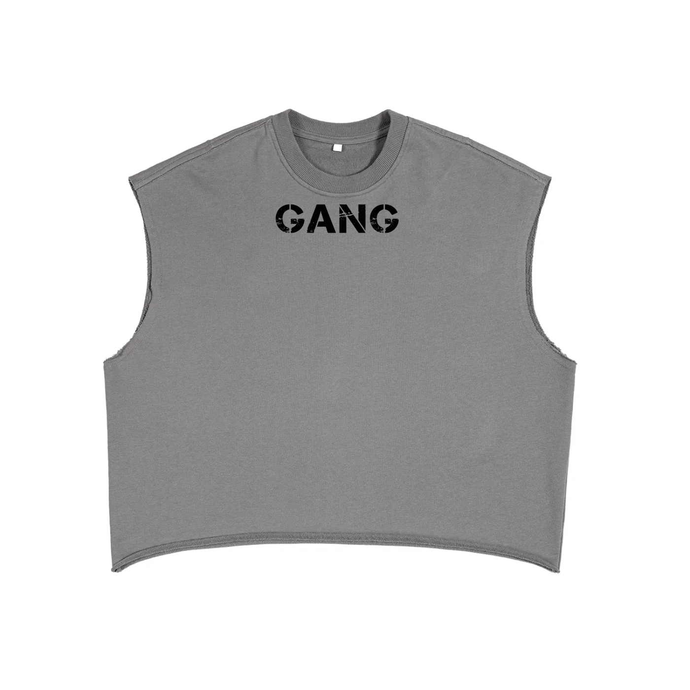 ŁATWOGANG drop 44 — Tank Top Boxy French Terry - ŁATWOGANG™