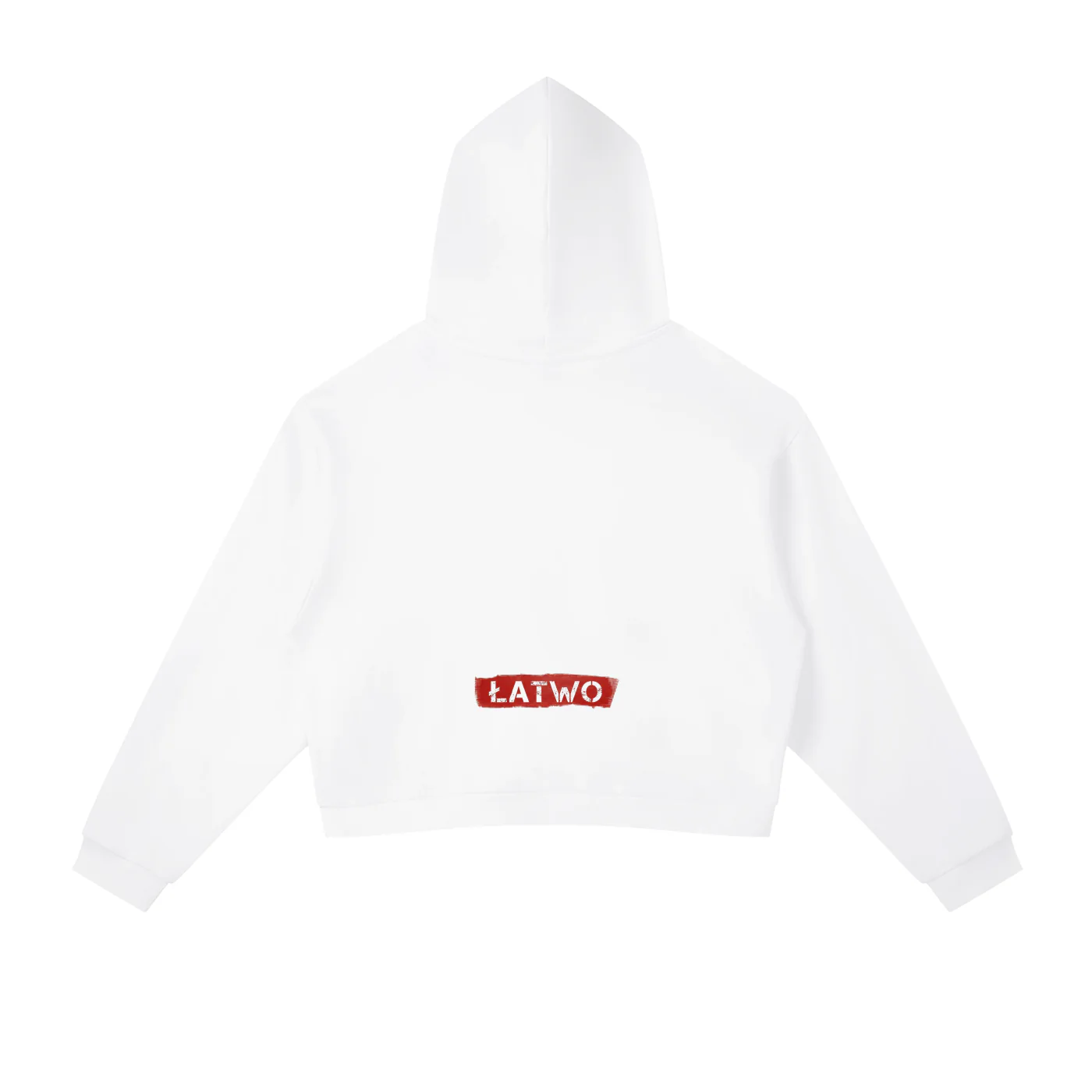 ŁATWOGANG drop 46 — Bluza z kapturem Contrast Side Stripe Cropped - ŁATWOGANG™ — widok 6 (6/11)