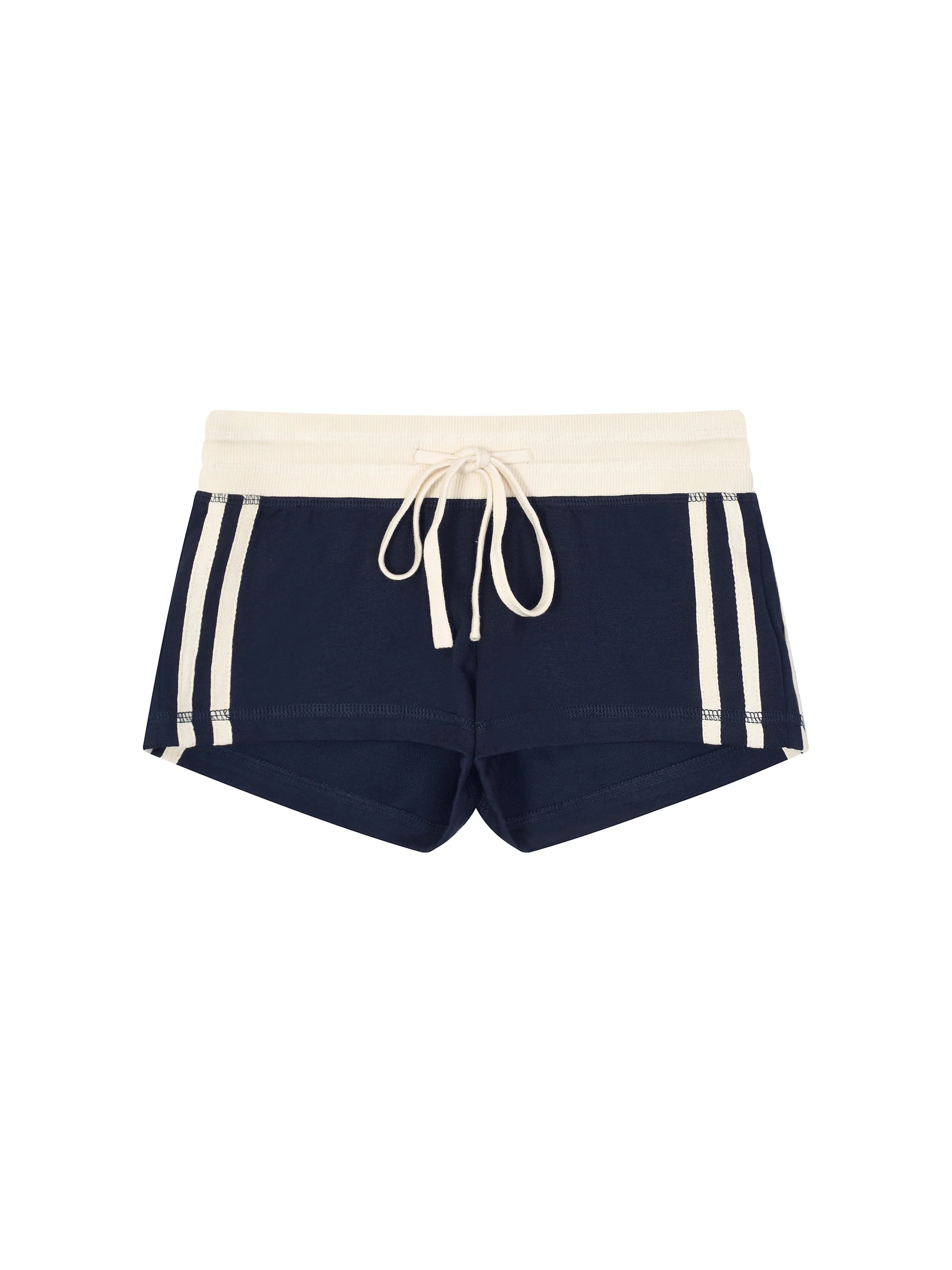 ŁATWOGANG drop 49 — Women’s shorts with contrast stripes - ŁATWOGANG™ — widok 7 (7/17)