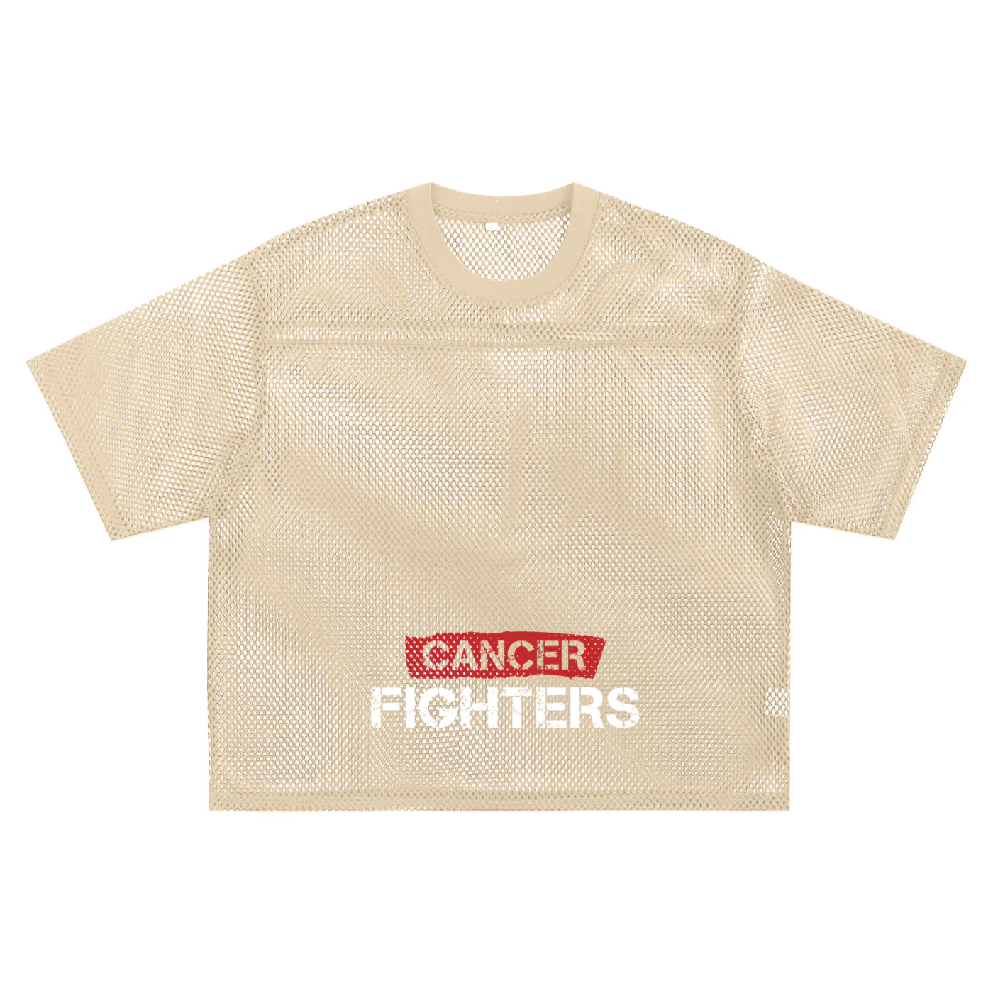 ŁATWOGANG drop 56 — See-through Boxy Net T-shirt - ŁATWOGANG™