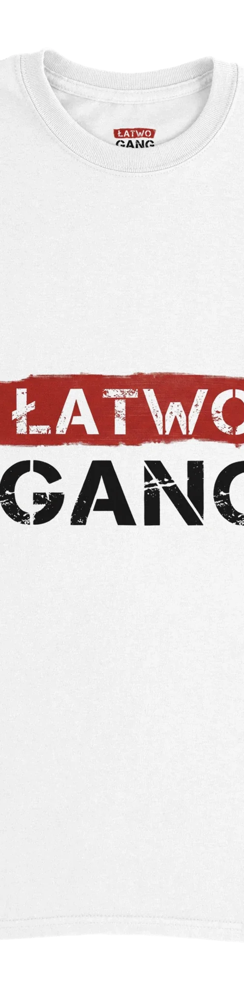 ŁATWOGANG drop 21 — T-shirt gruba bawełna klasyczny krój - ŁATWOGANG™