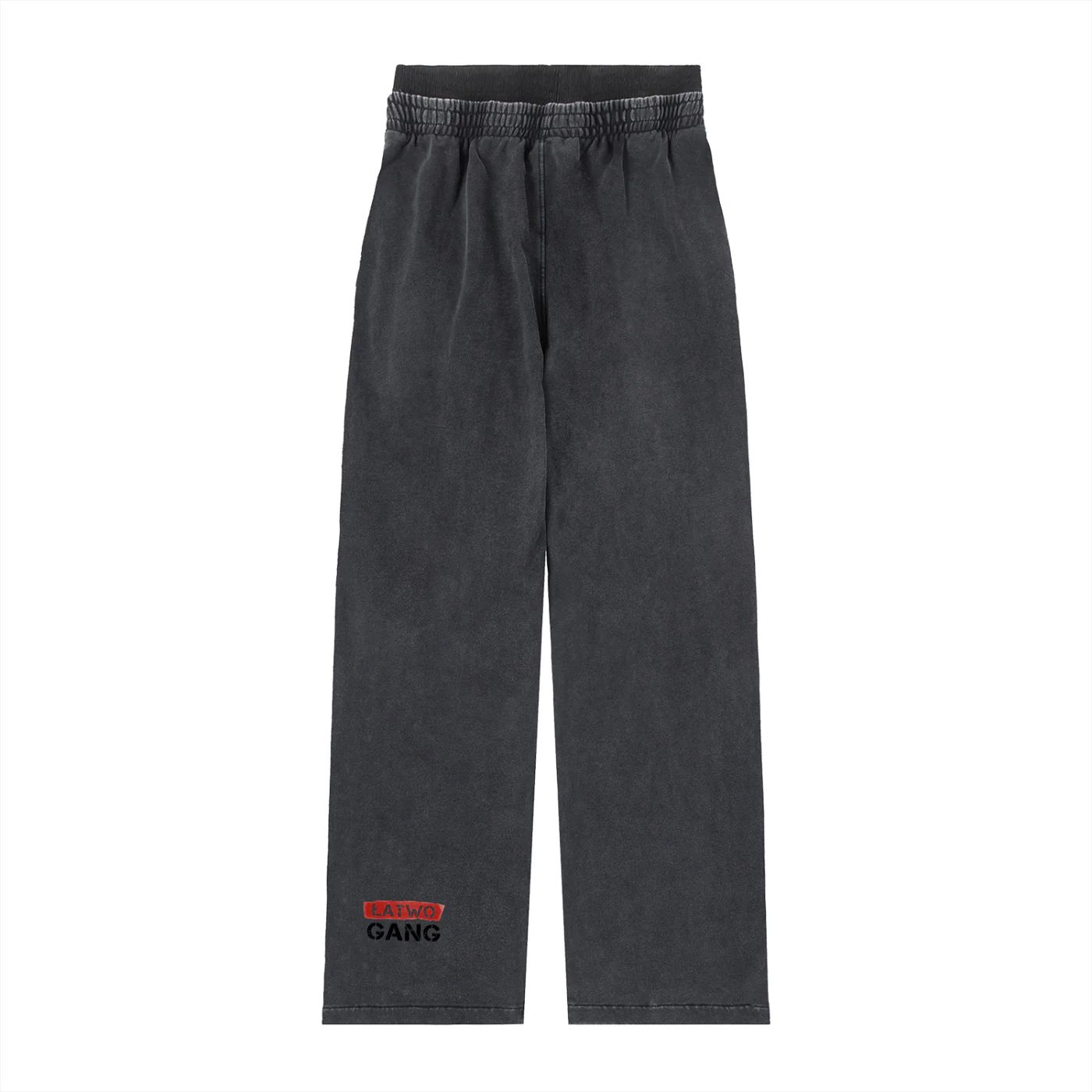 ŁATWOGANG drop 16 — Vintage Washed Waist Pants - ŁATWOGANG™ — tył (2/6)