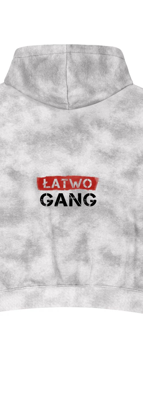 ŁATWOGANG drop 06 — Bluza rozpinana Dirty Washed - ŁATWOGANG™