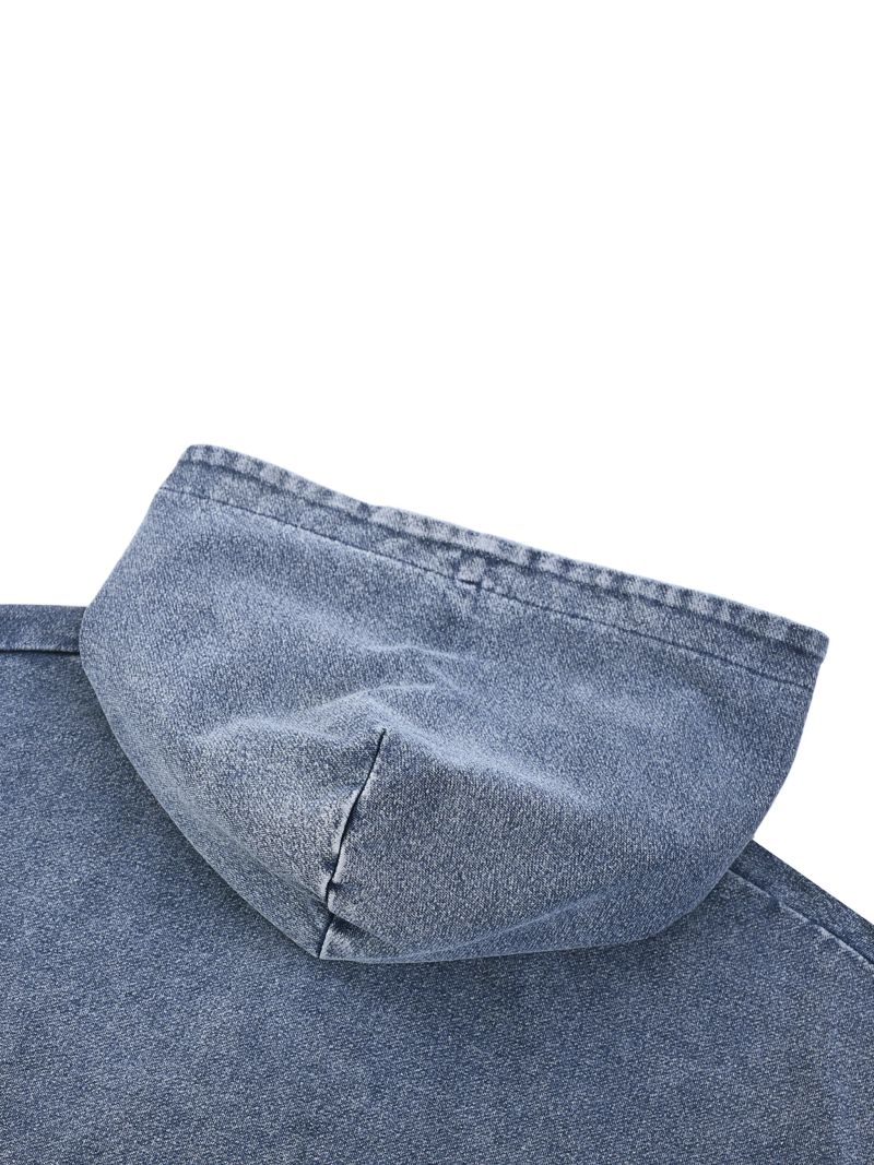 ŁATWOGANG drop 05 — Bluza z kapturem Snow Wash Oversized Zip-Up - ŁATWOGANG™ — widok 7 (7/8)