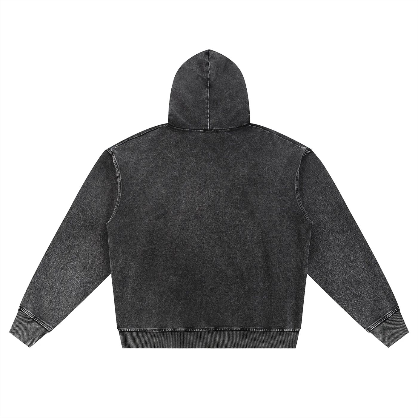 ŁATWOGANG drop 05 — Bluza z kapturem Snow Wash Oversized Zip-Up - ŁATWOGANG™ — tył (2/8)