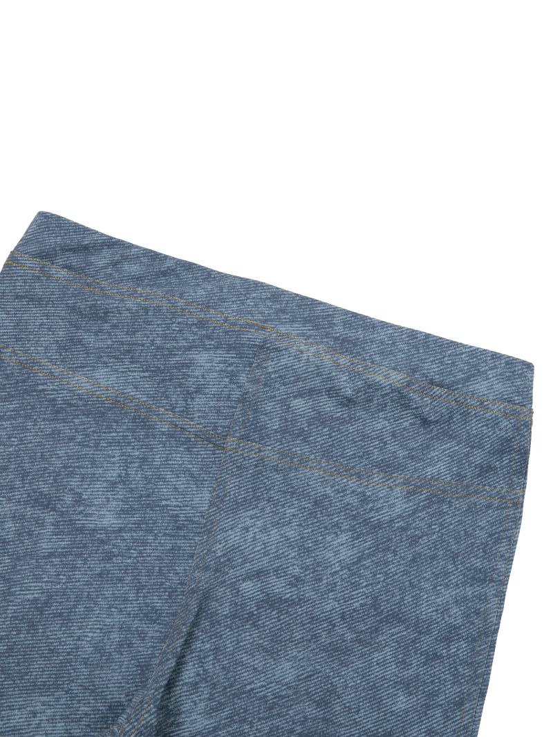 ŁATWOGANG drop 03 — Legginsy damskie Faux Denim Zip-Fly - ŁATWOGANG™ — widok 12 (12/14)