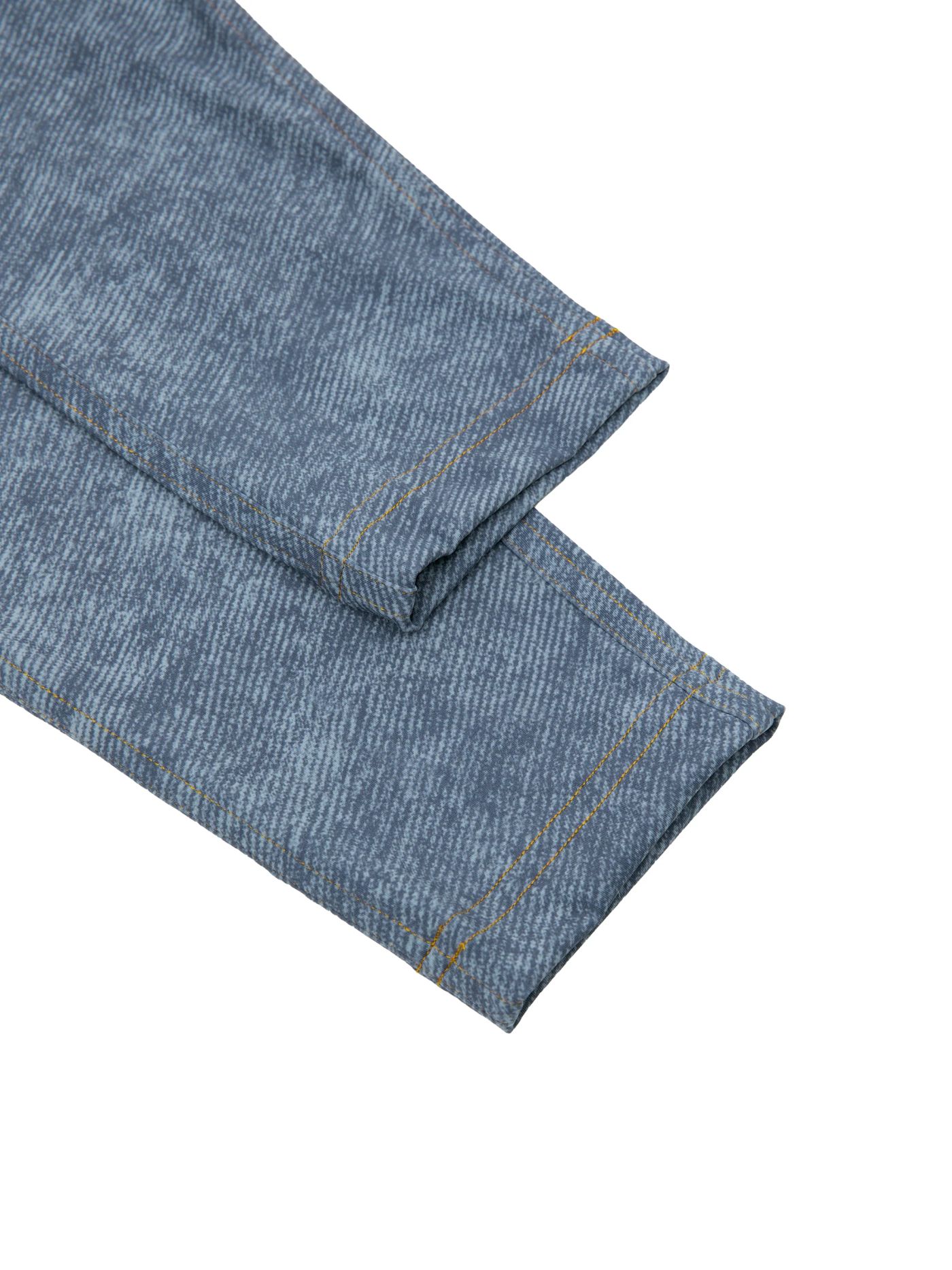 ŁATWOGANG drop 03 — Legginsy damskie Faux Denim Zip-Fly - ŁATWOGANG™ — widok 11 (11/14)