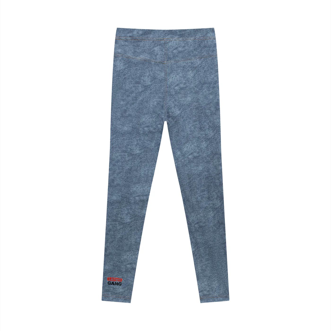 ŁATWOGANG drop 03 — Legginsy damskie Faux Denim Zip-Fly - ŁATWOGANG™ — przód (1/14)
