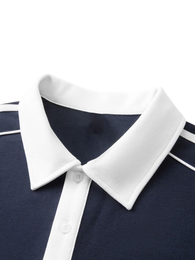 ŁATWOGANG drop 27 — Contrast Collar Polo Shirt - ŁATWOGANG™ — widok 8 (8/13)