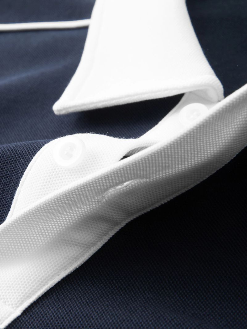 ŁATWOGANG drop 27 — Contrast Collar Polo Shirt - ŁATWOGANG™ — widok 9 (9/13)