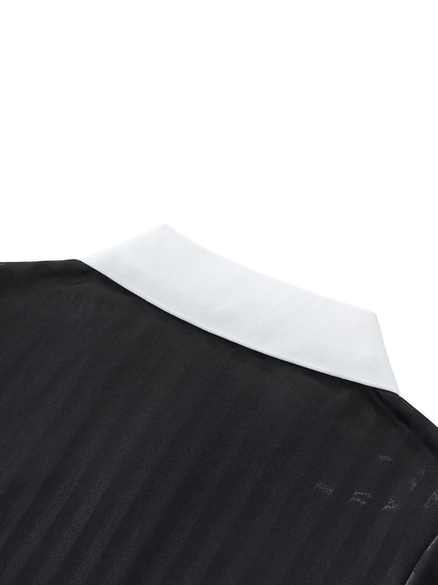 ŁATWOGANG drop 29 — Футболка вкорочена в смужку з комірцем - ŁATWOGANG™ — widok 12 (12/14)