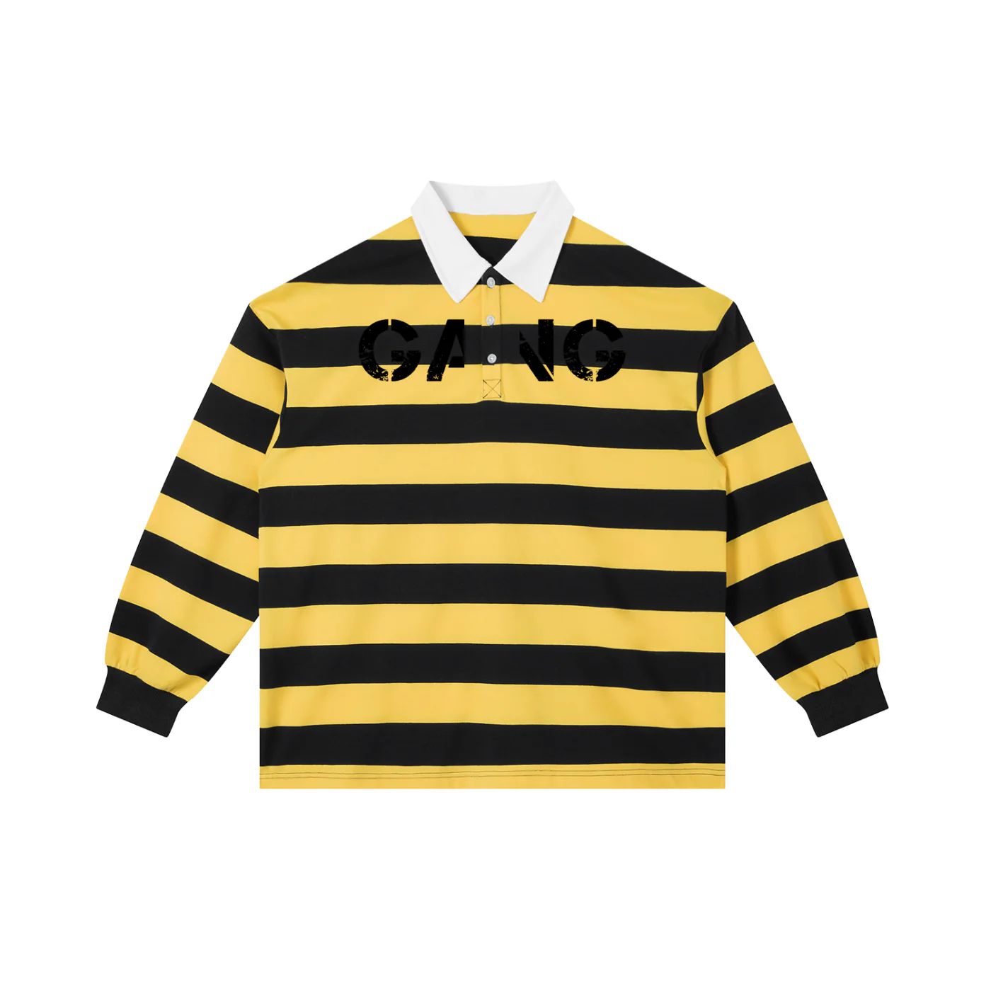 ŁATWOGANG drop 30 — Koszulka Polo Color Block Stripe - ŁATWOGANG™ — lookbook (4/14)