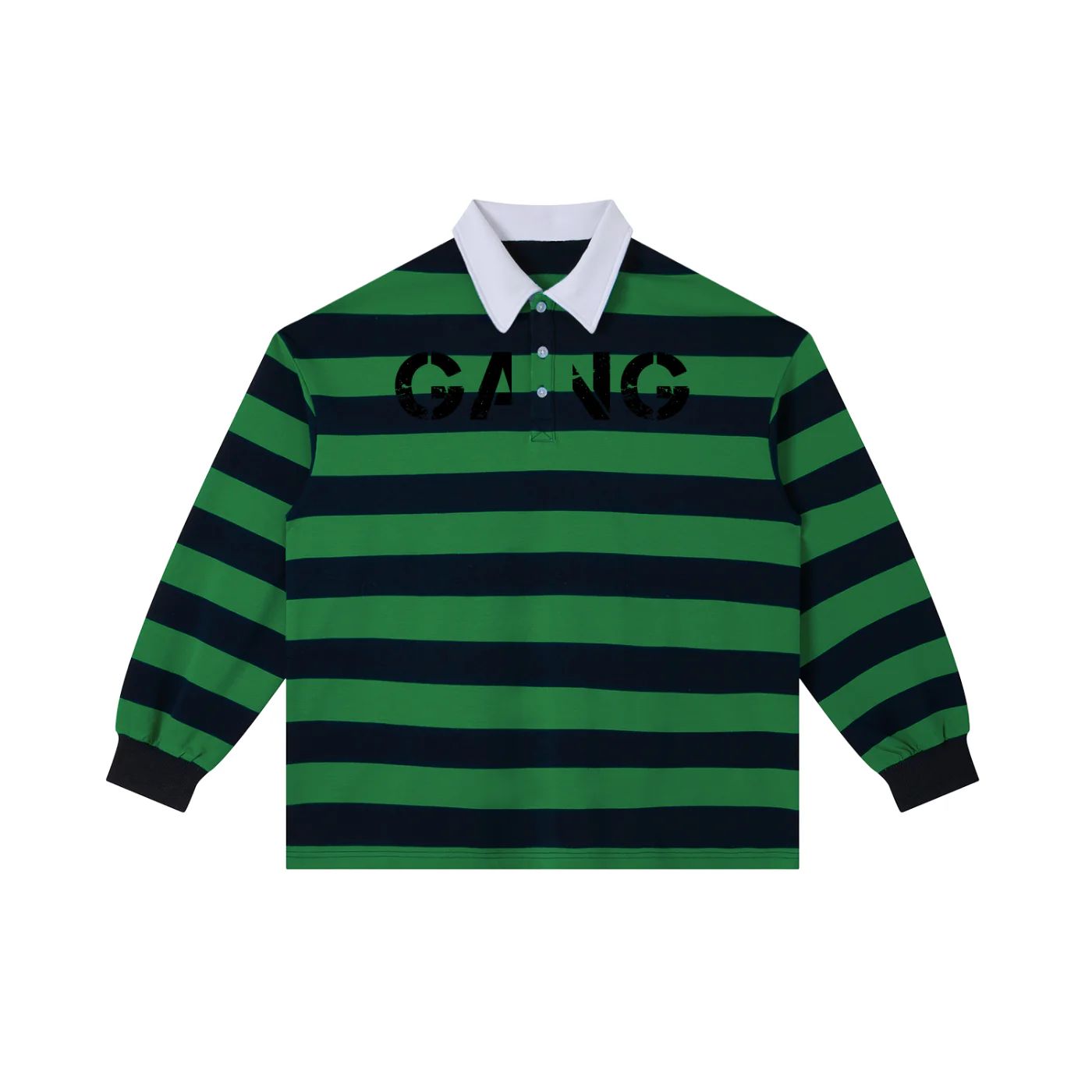 ŁATWOGANG drop 30 — Koszulka Polo Color Block Stripe - ŁATWOGANG™ — widok 6 (6/14)