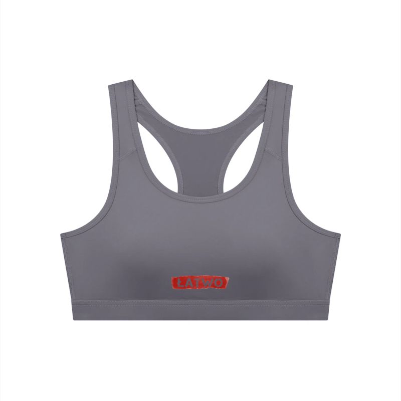 ŁATWOGANG drop 32 — Damski top sportowy Cropped - ŁATWOGANG™ — widok 7 (7/26)