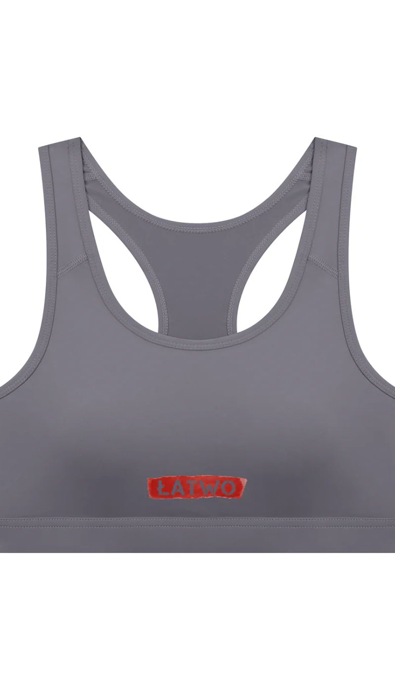 ŁATWOGANG drop 32 — Damski top sportowy Cropped - ŁATWOGANG™ — widok 7 (7/26)