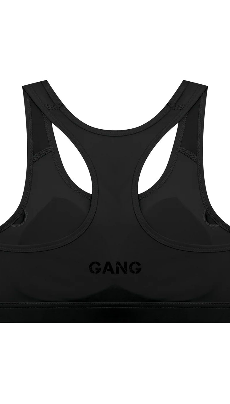 ŁATWOGANG drop 32 — Damski top sportowy Cropped - ŁATWOGANG™ — detal (3/26)