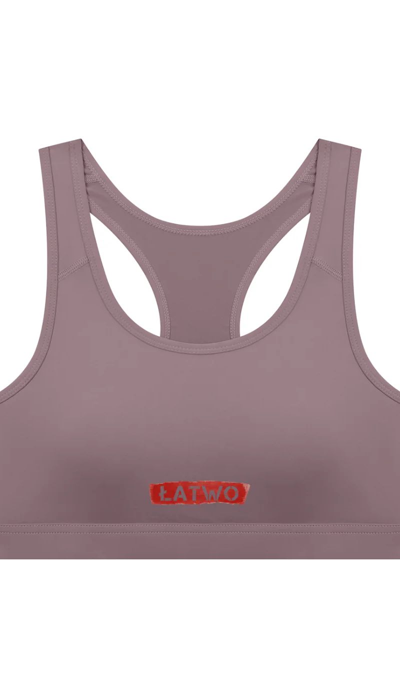 ŁATWOGANG drop 32 — Damski top sportowy Cropped - ŁATWOGANG™ — szczegół (5/26)