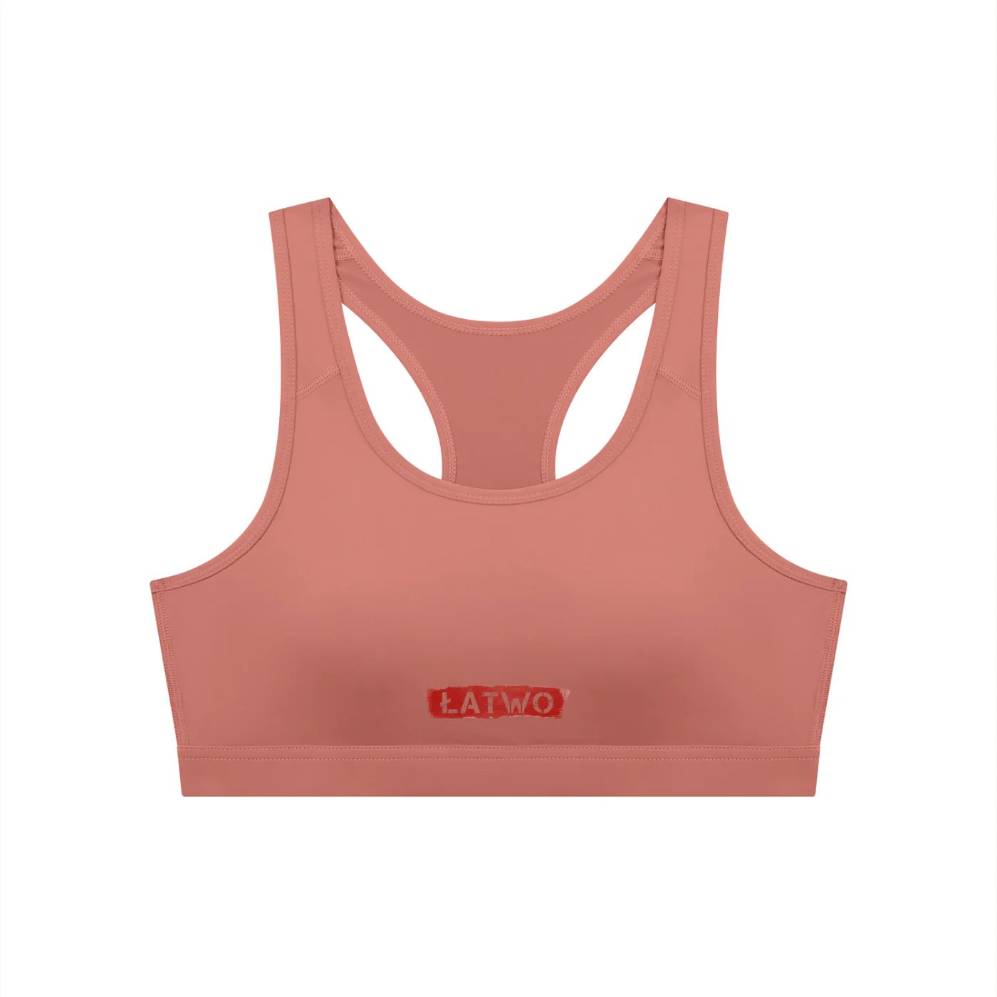 ŁATWOGANG drop 32 — Damski top sportowy Cropped - ŁATWOGANG™ — przód (1/26)