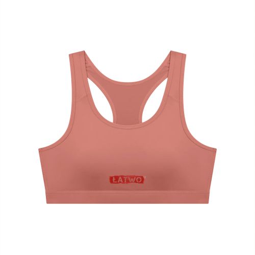 ŁATWOGANG drop 32 — Women\'s Cropped Sports Top - ŁATWOGANG™