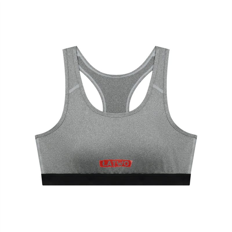 ŁATWOGANG drop 32 — Damski top sportowy Cropped - ŁATWOGANG™ — widok 9 (9/26)