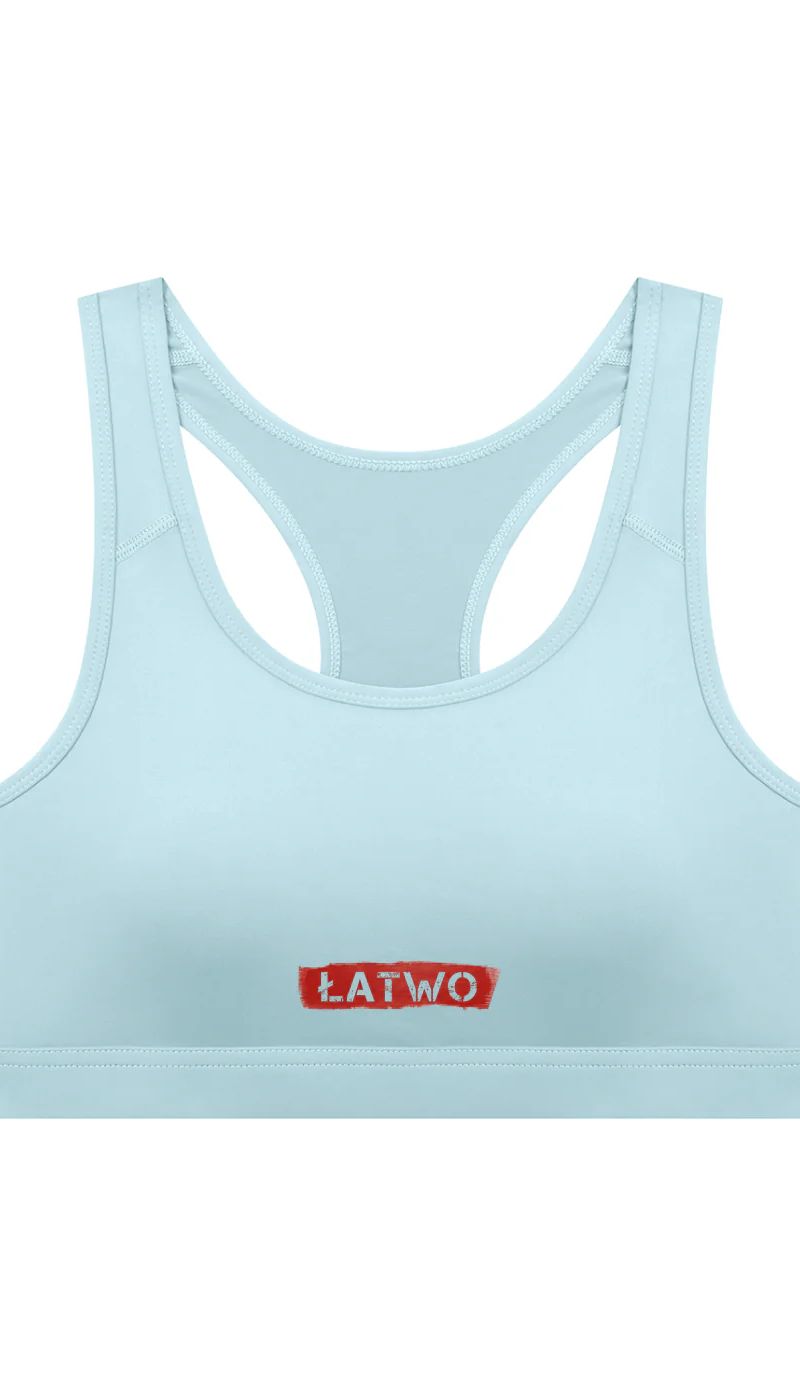 ŁATWOGANG drop 32 — Damski top sportowy Cropped - ŁATWOGANG™ — widok 11 (11/26)