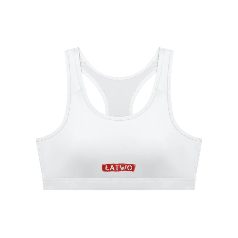 ŁATWOGANG drop 32 — Damski top sportowy Cropped - ŁATWOGANG™ — widok 13 (13/26)