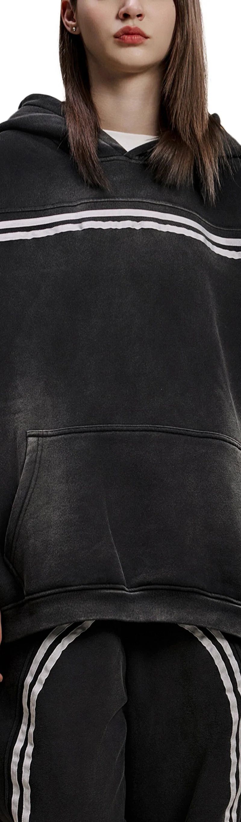 ŁATWOGANG drop 35 — Bluza z kapturem Sun Fade Contrast Tape - ŁATWOGANG™ — widok 11 (11/21)