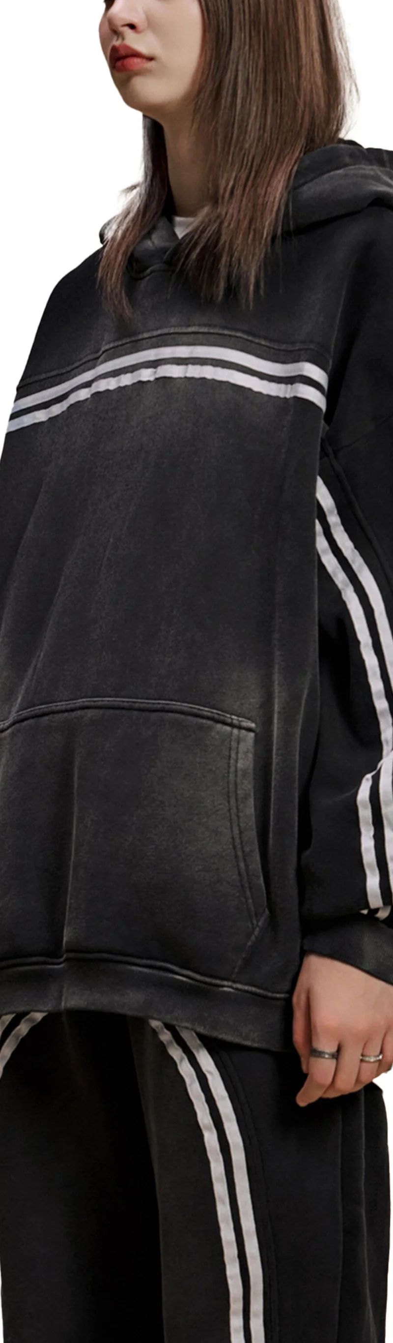 ŁATWOGANG drop 35 — Bluza z kapturem Sun Fade Contrast Tape - ŁATWOGANG™ — widok 13 (13/21)