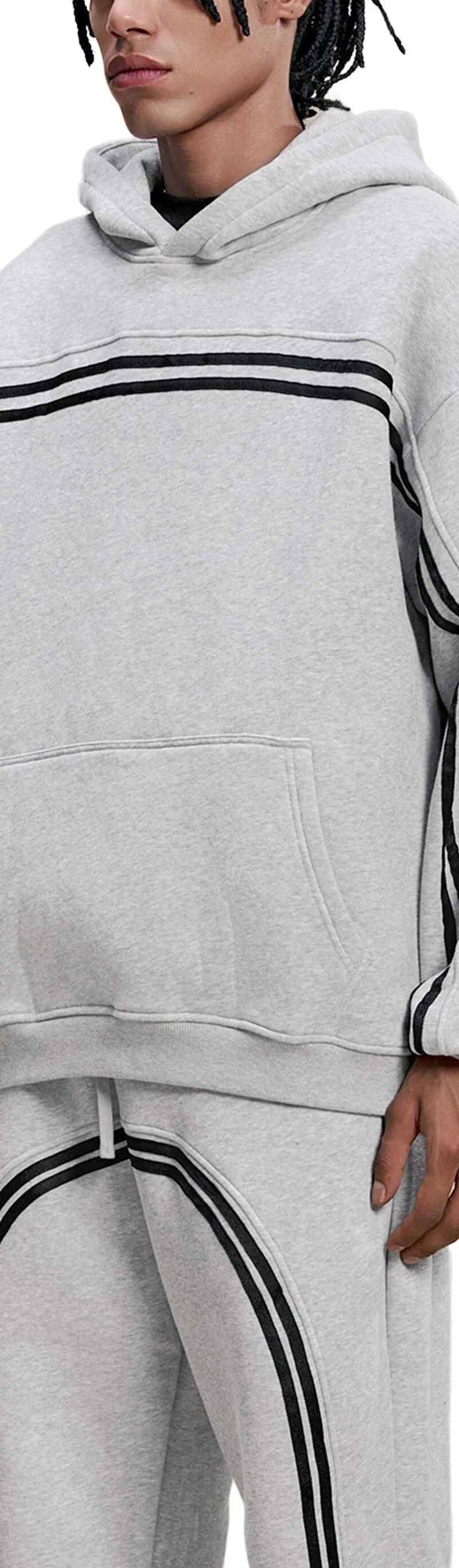 ŁATWOGANG drop 35 — Bluza z kapturem Sun Fade Contrast Tape - ŁATWOGANG™ — widok 10 (10/21)