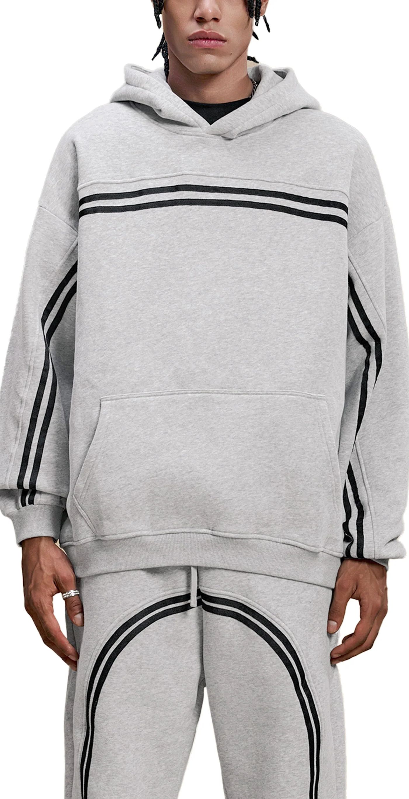 ŁATWOGANG drop 35 — Bluza z kapturem Sun Fade Contrast Tape - ŁATWOGANG™ — widok 6 (6/21)