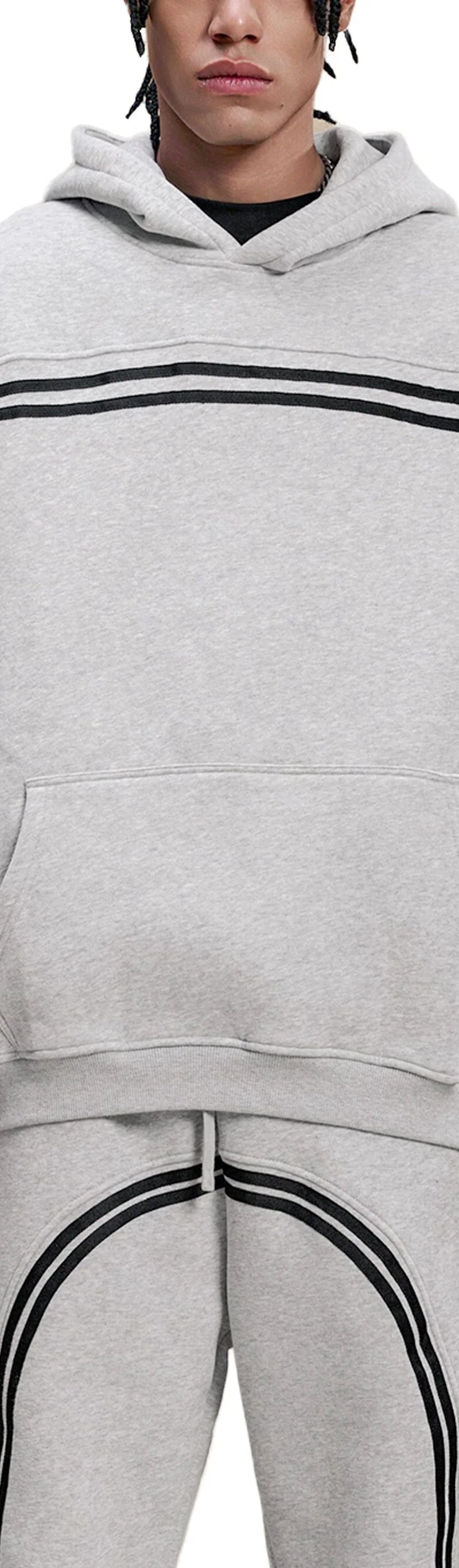 ŁATWOGANG drop 35 — Bluza z kapturem Sun Fade Contrast Tape - ŁATWOGANG™ — widok 6 (6/21)