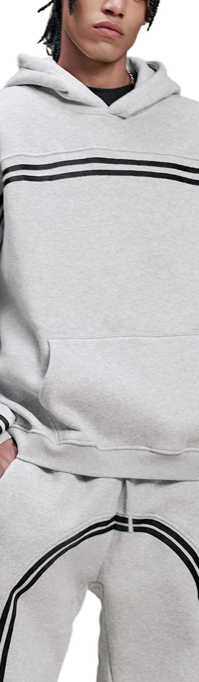 ŁATWOGANG drop 35 — Bluza z kapturem Sun Fade Contrast Tape - ŁATWOGANG™ — widok 7 (7/21)