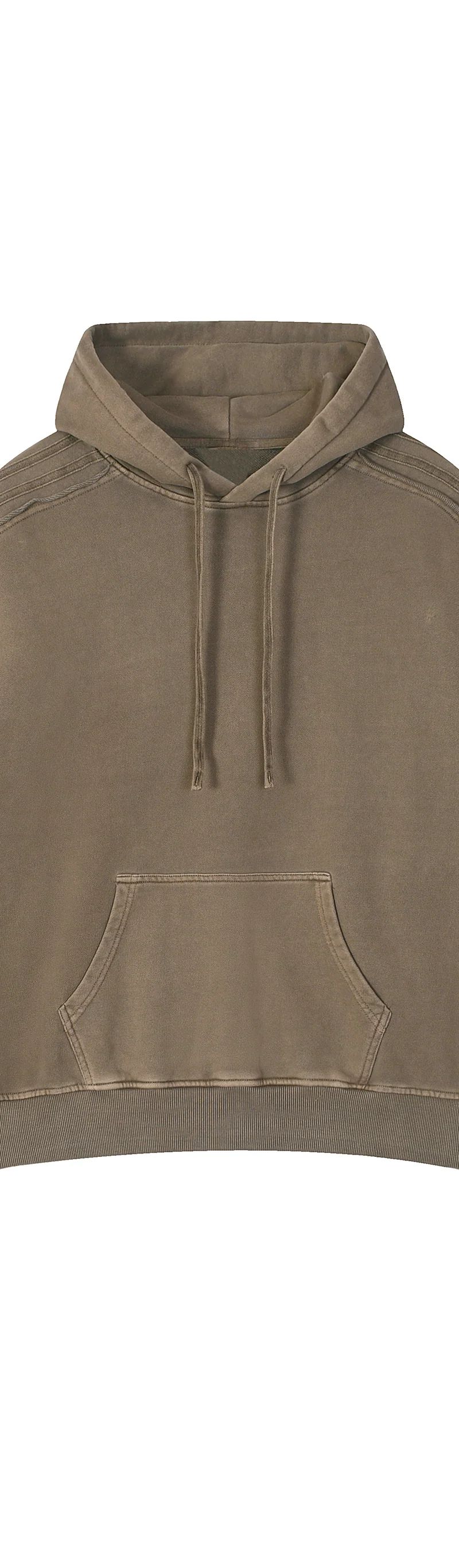 ŁATWOGANG drop 36 — Bluza z kapturem Snow Wash Tape Raw Edge - ŁATWOGANG™ — widok 9 (9/14)