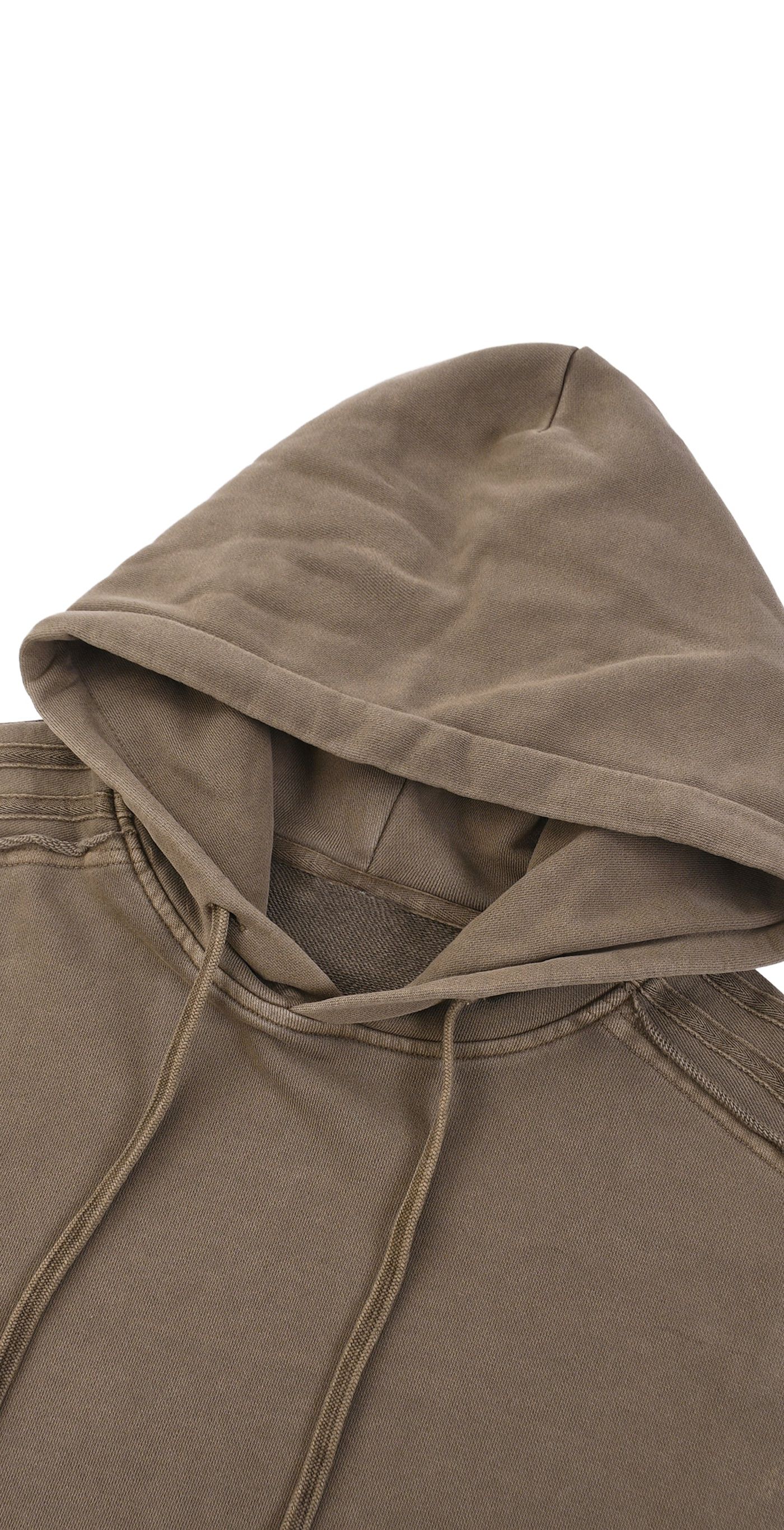 ŁATWOGANG drop 36 — Bluza z kapturem Snow Wash Tape Raw Edge - ŁATWOGANG™ — widok 10 (10/14)